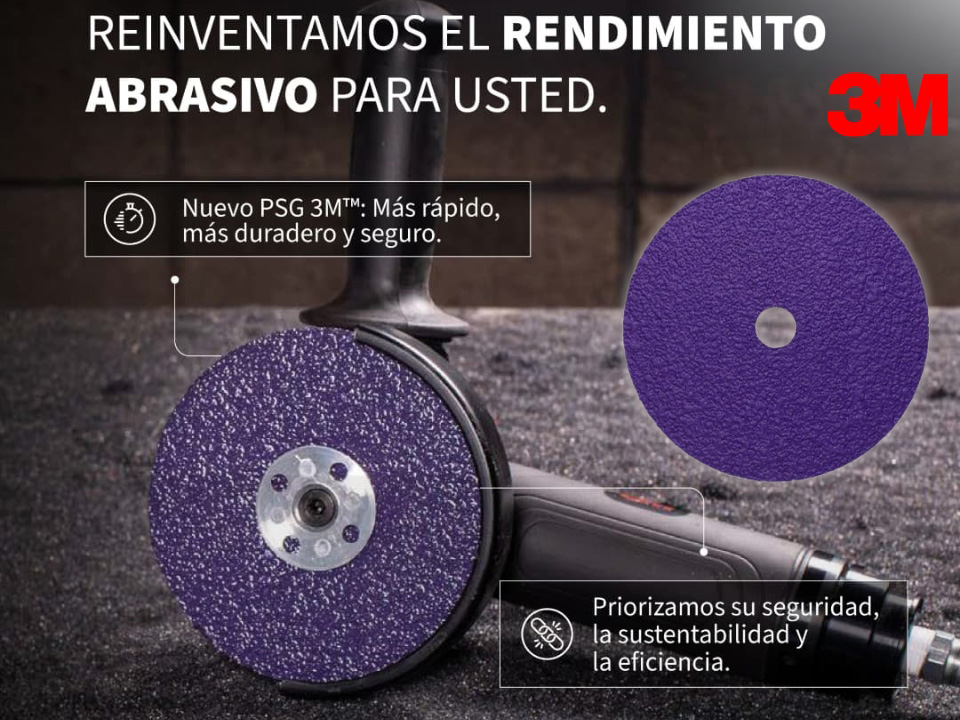 Disco de Fibra 3M Cubitron III 987C