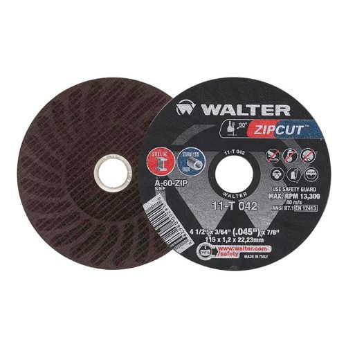 DISCO DE CORTE 4 1/2 X 3/64 ZIP CUT WALTER