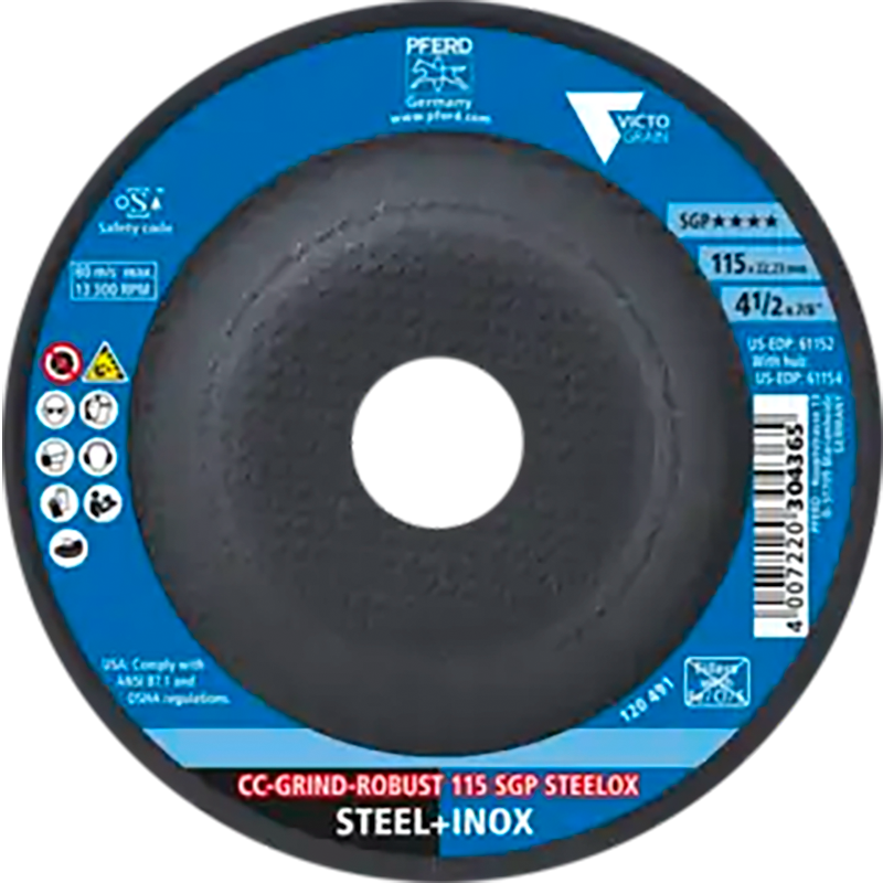 DISCO DESBASTE VICTOGRIAN 4 1/2" PFERD - Image 2