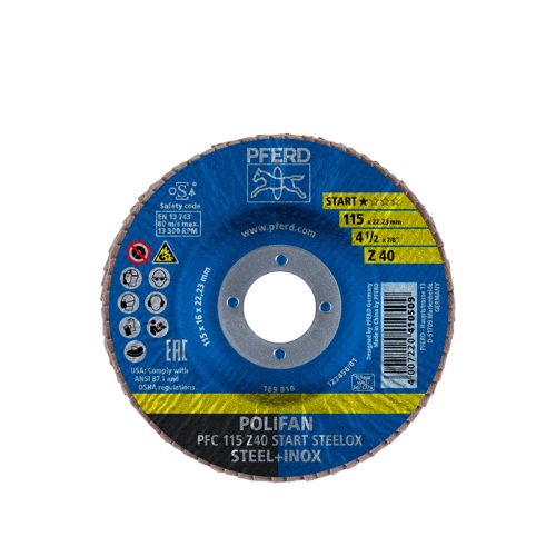 DISCO LAMINADO 4-1/2″ G-40 START  PFERD