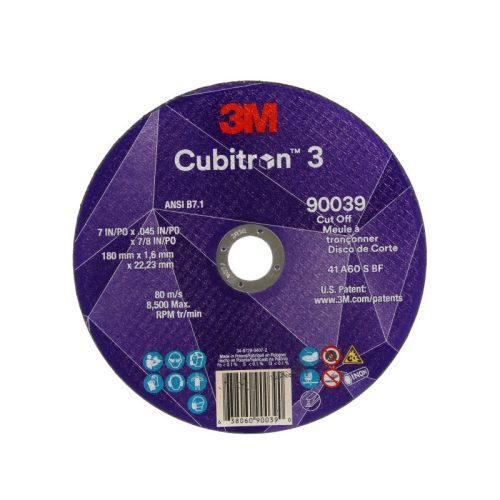 DISCO DE CORTE 7″ X 1/16 CUBITRON III 3M