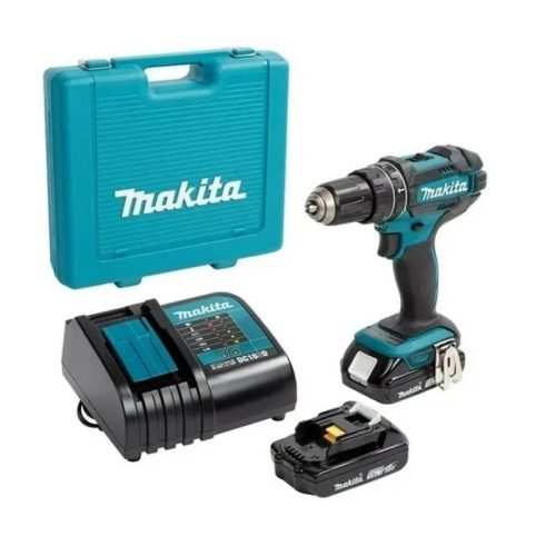 ROTOMARTILLO ATORNILLADOR INALÁMBRICO DE 1/2, INCLUYE ESTUCHE Y CARGADOR MAKITA