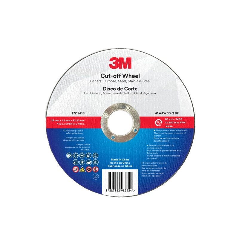 DISCO CORTE 4 1/2 X 3/64 X 7/8 FRONTIER 3M