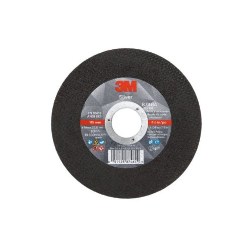 DISCO DE CORTE 4 1/2 X .040 X 7/8 SILVER 3M