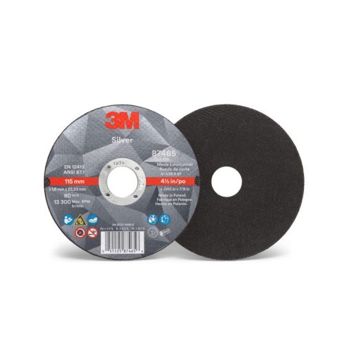 DISCO CORTE 4 1/2 X 1/16 X 7/8 SILVER 87465 3M