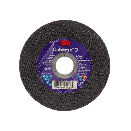 DISCO DE CORTE 4 1/2 X .04 X 7/8 CUBITRON III 3M