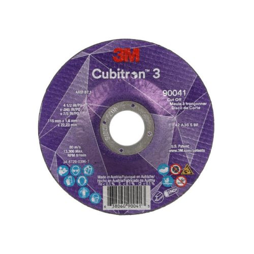 DISCO CORTE 4 1/2 X 1/16 CUBITRON III 3M